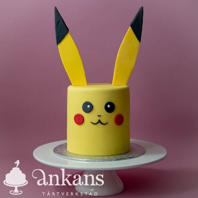 Pikachu Pokémon tårta