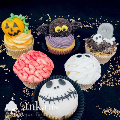 Höstlovspyssel: Halloween cupcakes