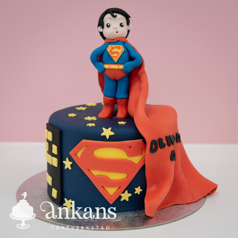 Superman tårta