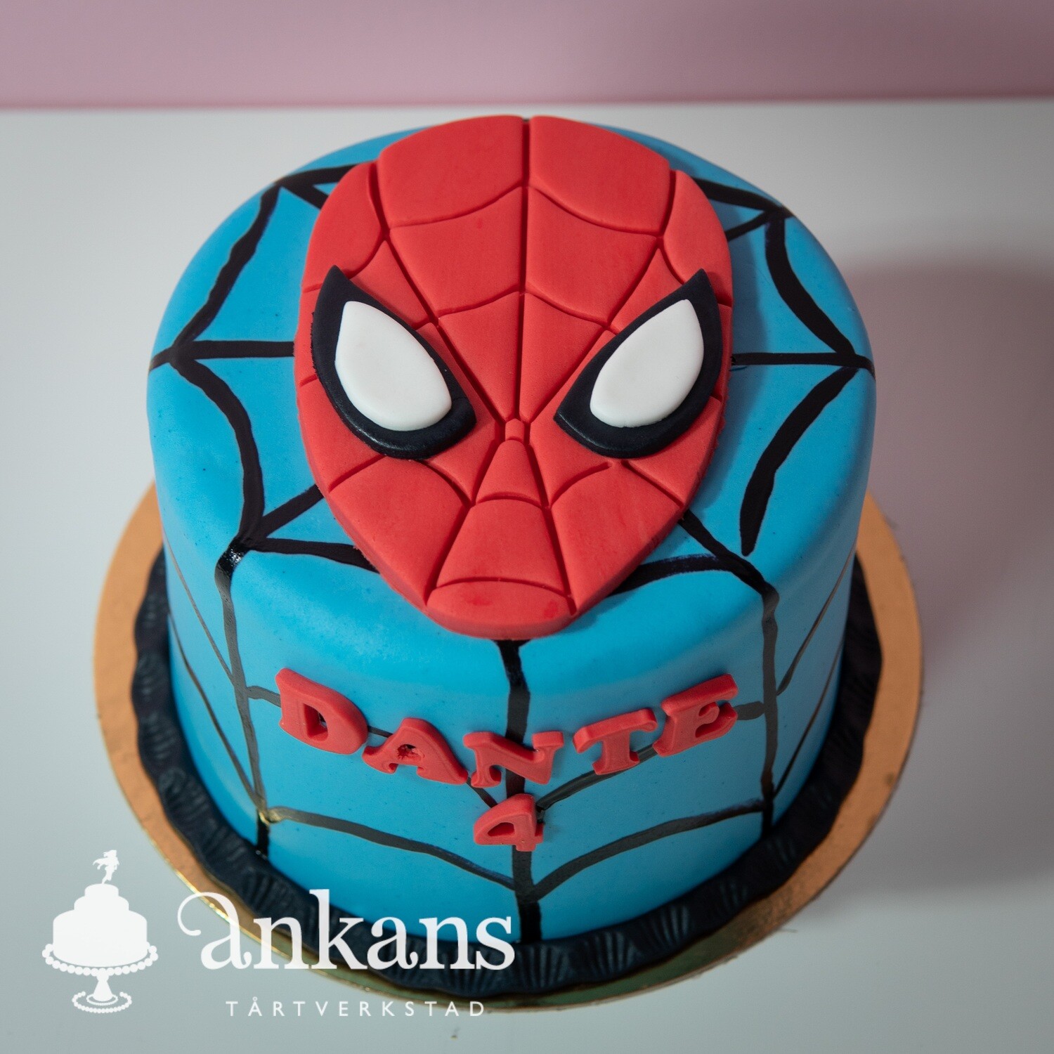 Spiderman tårta