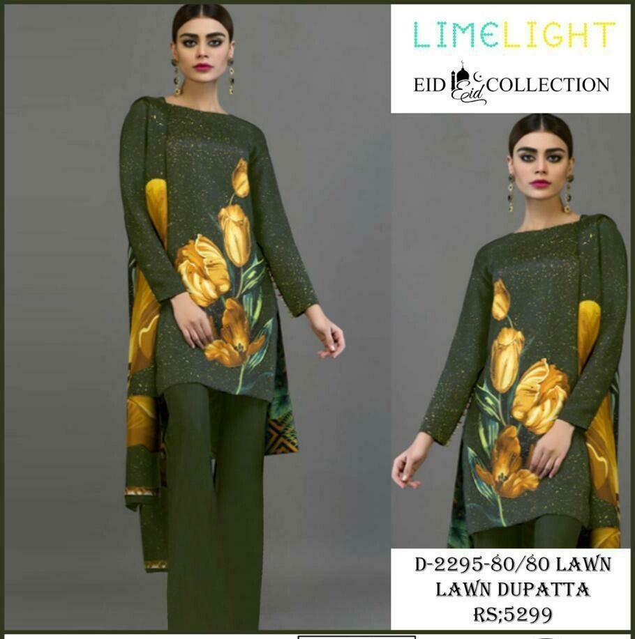 Limelight Brand Available in Lawn  Fabrics 3pc!