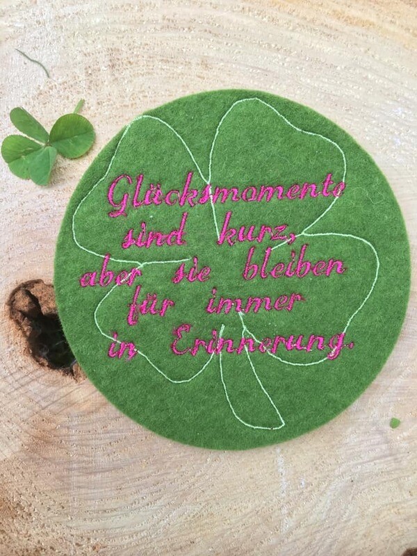 Stickdatei Stickdatei "Glücksmomente"