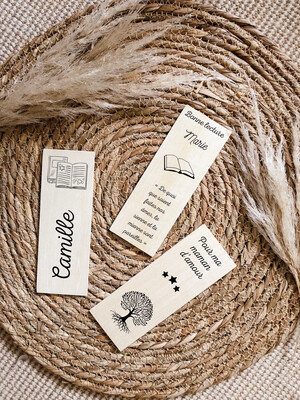 Marque page en bois