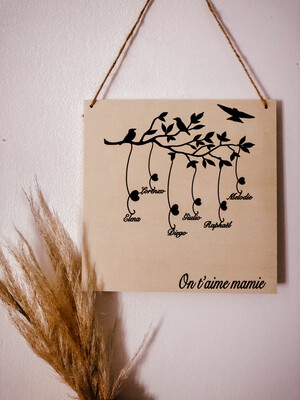 Plaque arbre de vie
