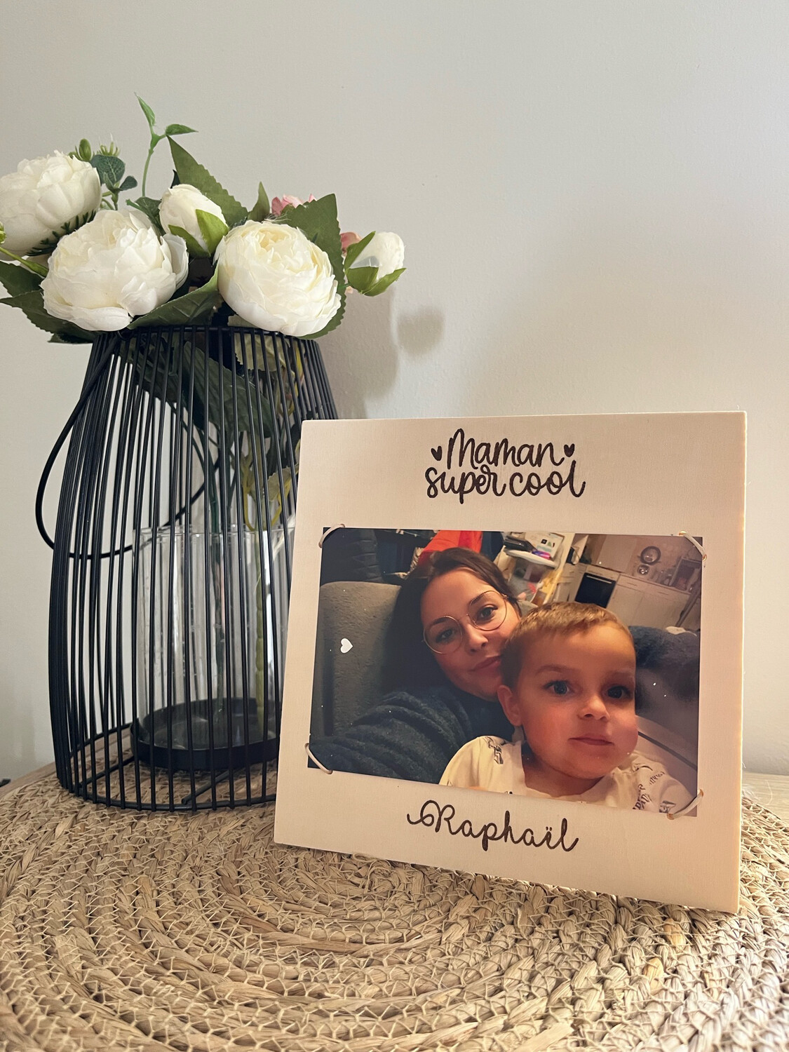 Plaque photo maman