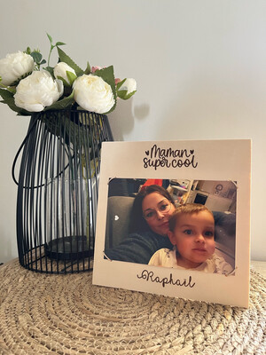 Plaque photo maman