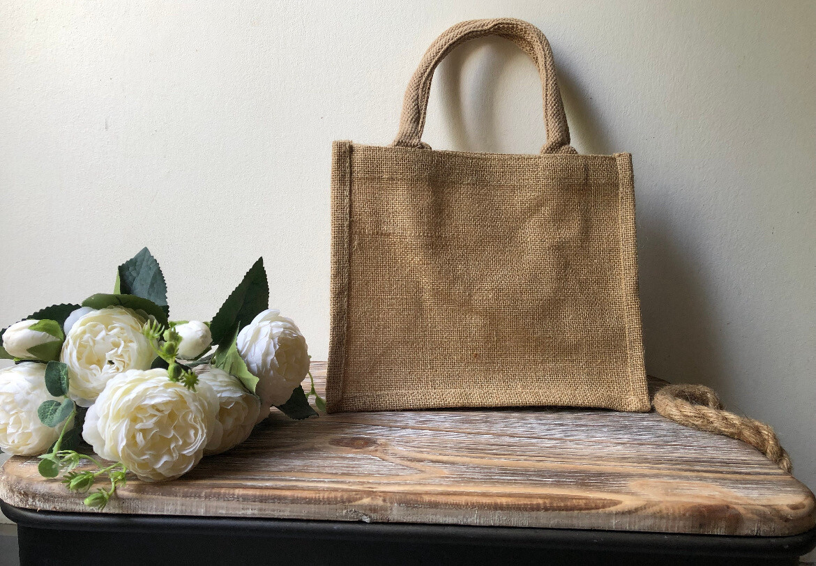 Petit sac en jute