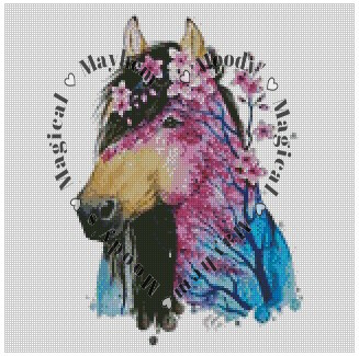 Colourful Horse