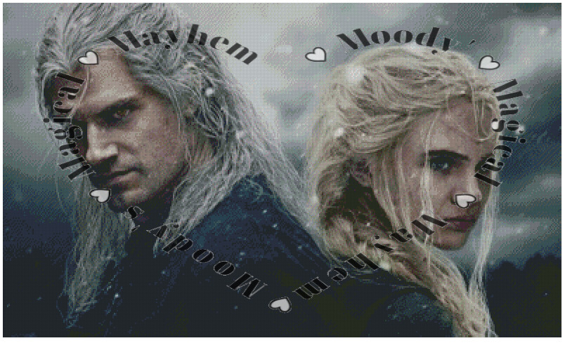 Geralt of Rivia and Ciri