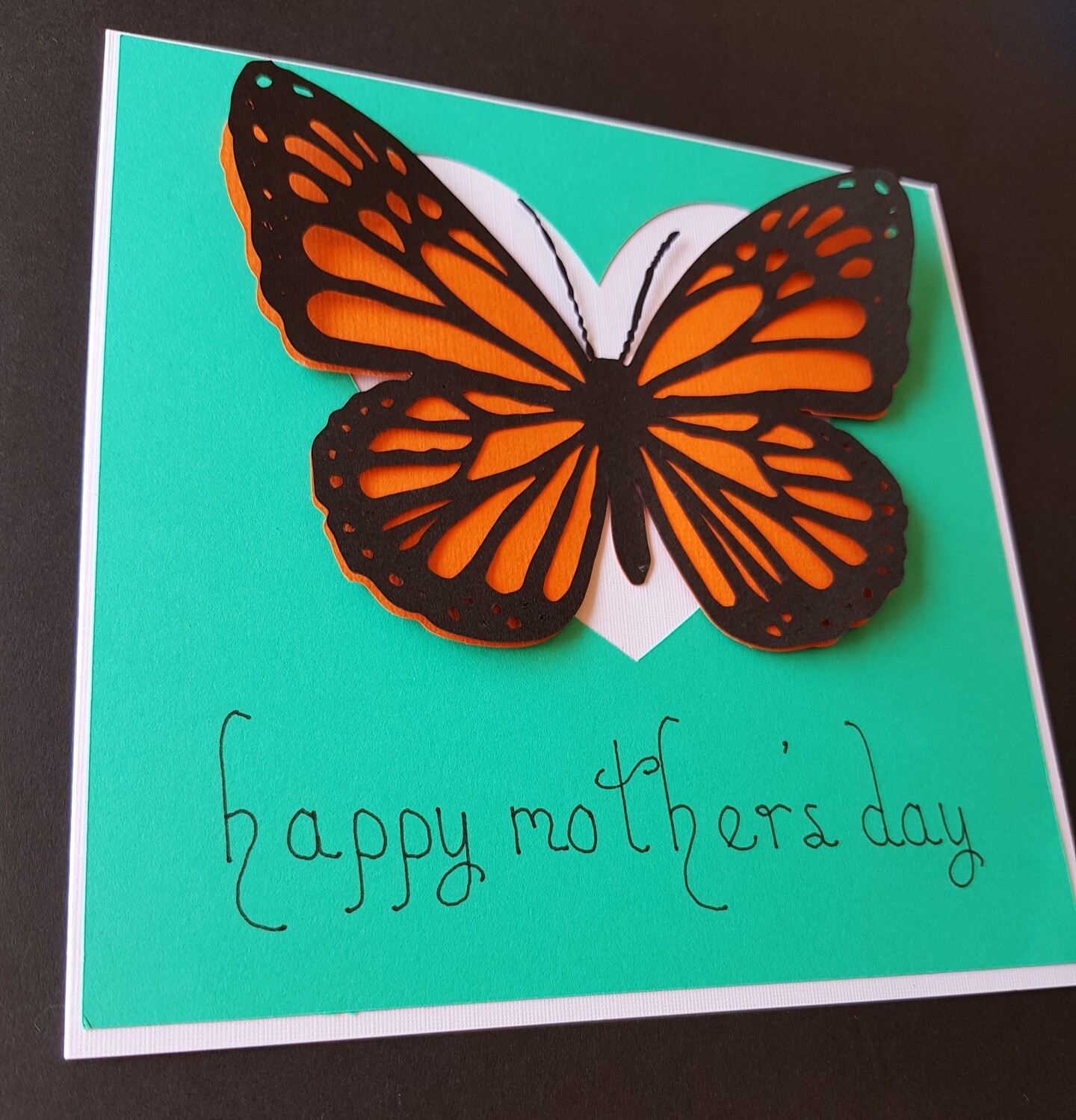 Mother&#39;s Day Card with large Butterfly