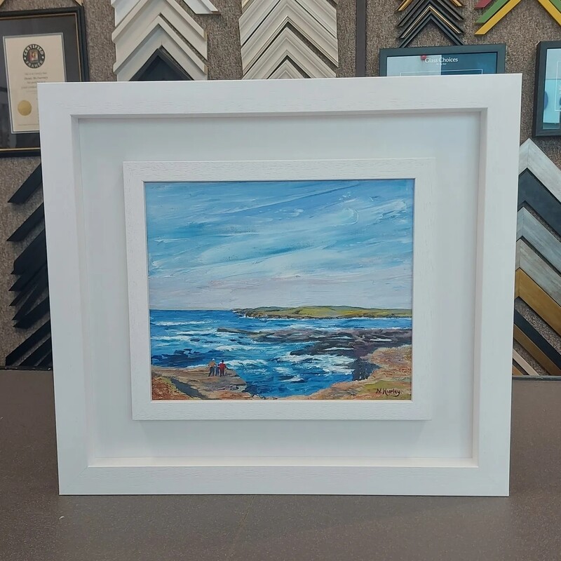 View from the cliff walk Kilkee Co Clare by Nora Hurley