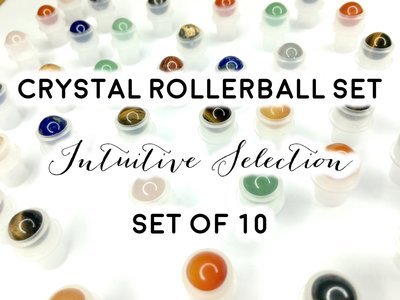 Crystal Rollerballs Set: Intuitive Selection of 10