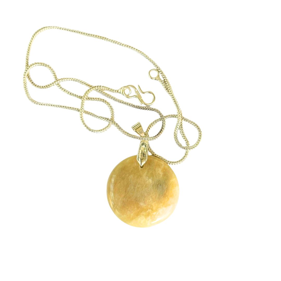 Yellow Moonstone Pendant