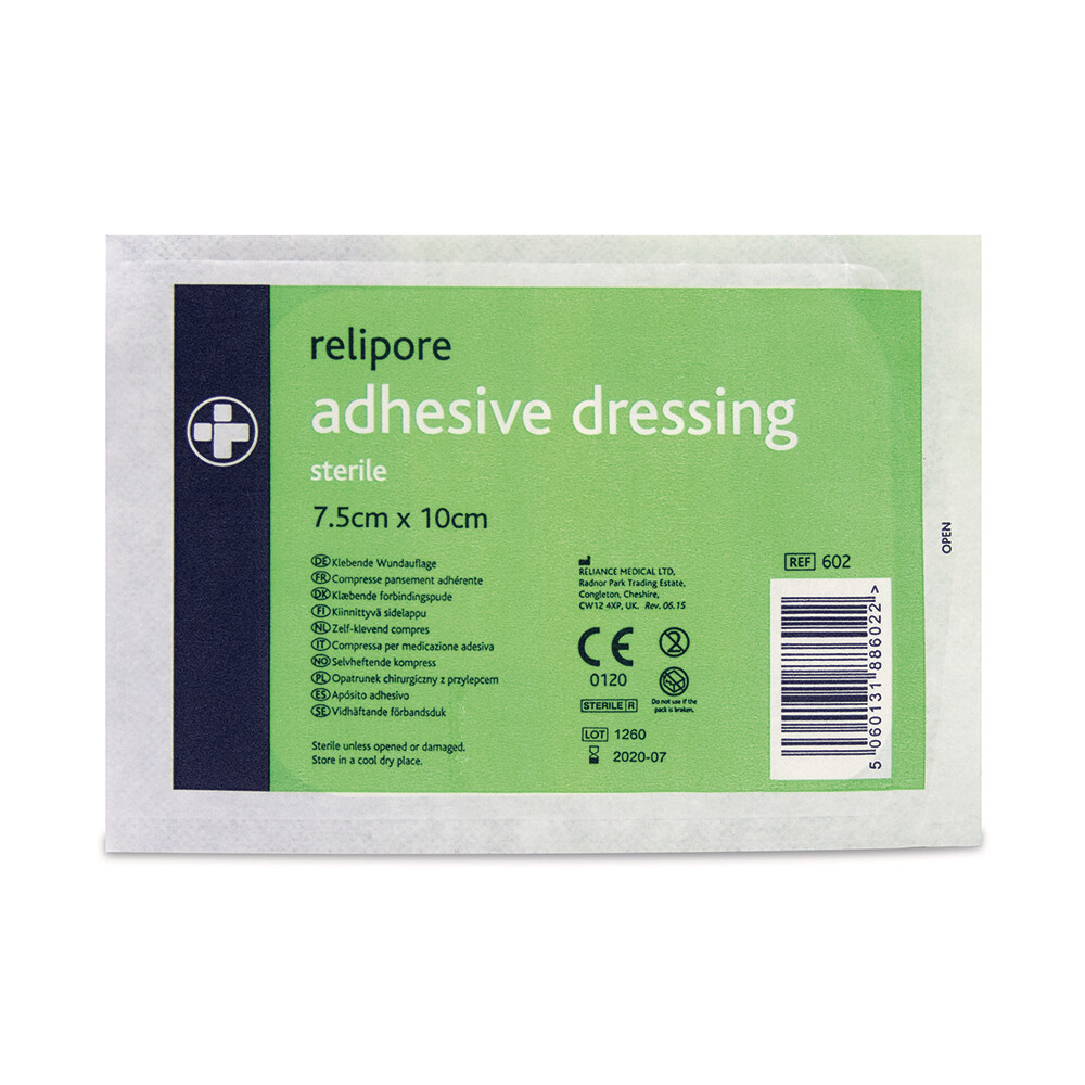 Adhesive Dressing Pads 7.5 cm x 10 cm (10)