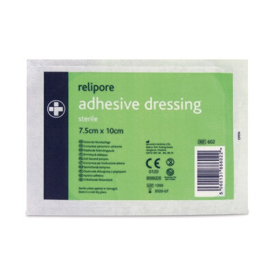 Adhesive Dressing Pads 7.5 cm x 10 cm (10)