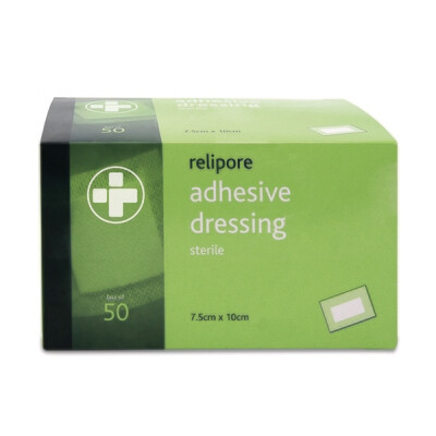 Adhesive Dressing Pads 7.5 cm x 10 cm (50)