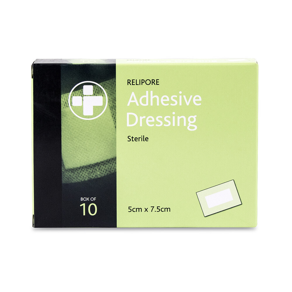 Adhesive Dressing Pads 5 cm x 7.5 cm (10)