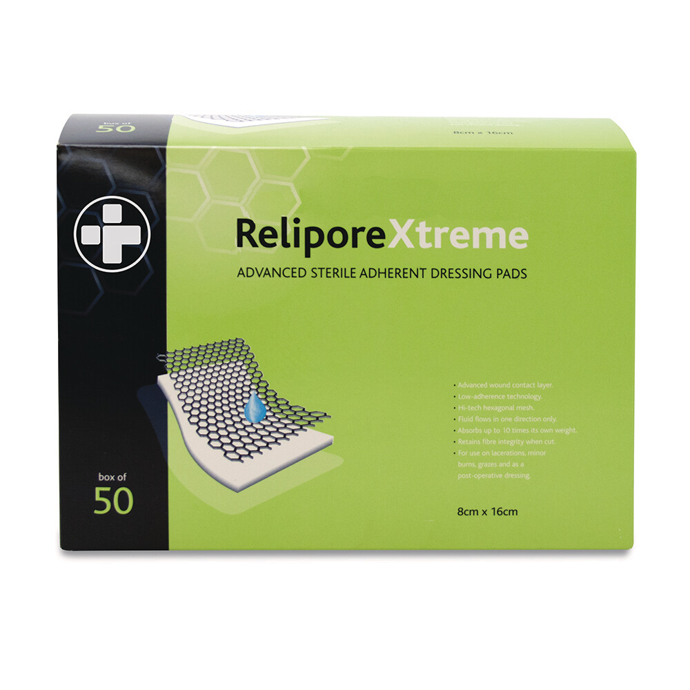 Adhesive Dressing Pads 8 cm x 16 cm (50)