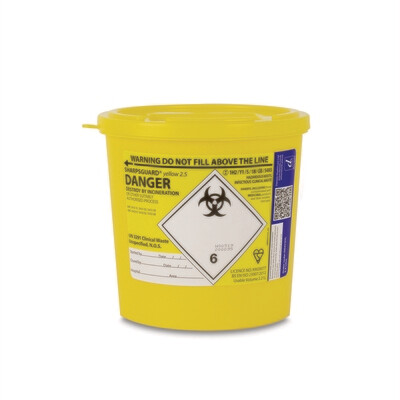 Bio Hazard Sharps Box 2.5 L