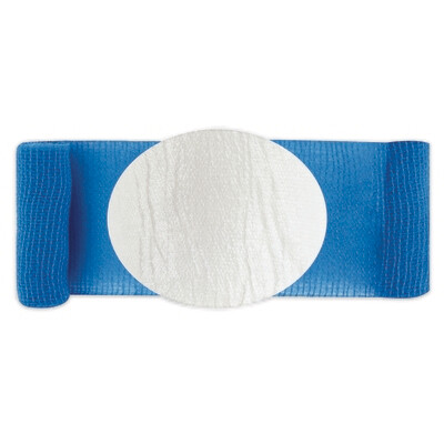 Eye Pad Dressing - Flow Wrapped - Blue