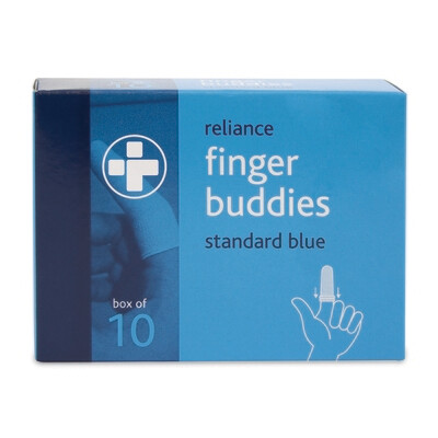 Finger Buddies Blue - Standard (10)