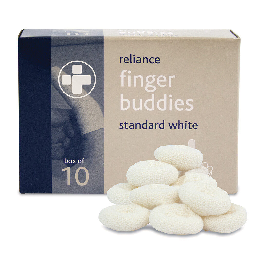 Finger Buddies White - Standard (10)