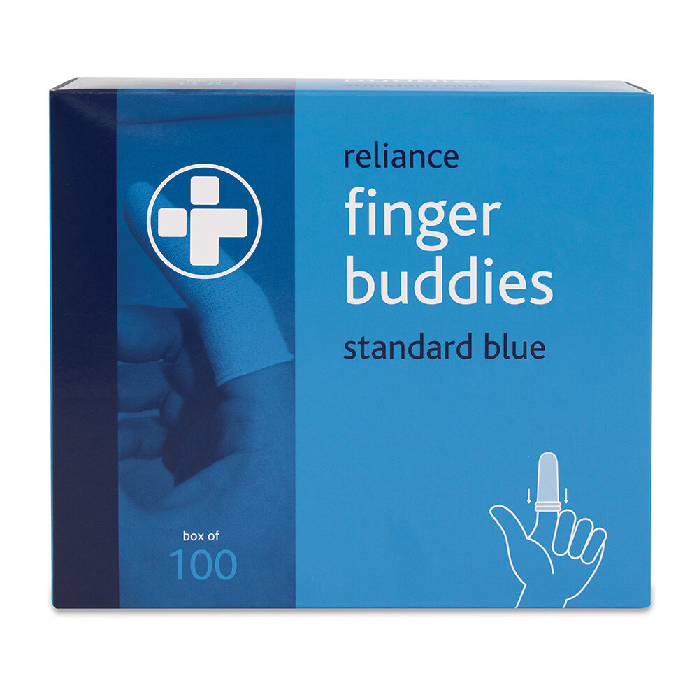 Finger Buddies Blue - Standard (100)