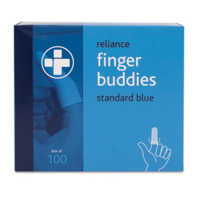 Finger Buddies Blue - Standard (100)