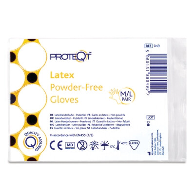 Gloves - Latex Powder Free (1 pr)