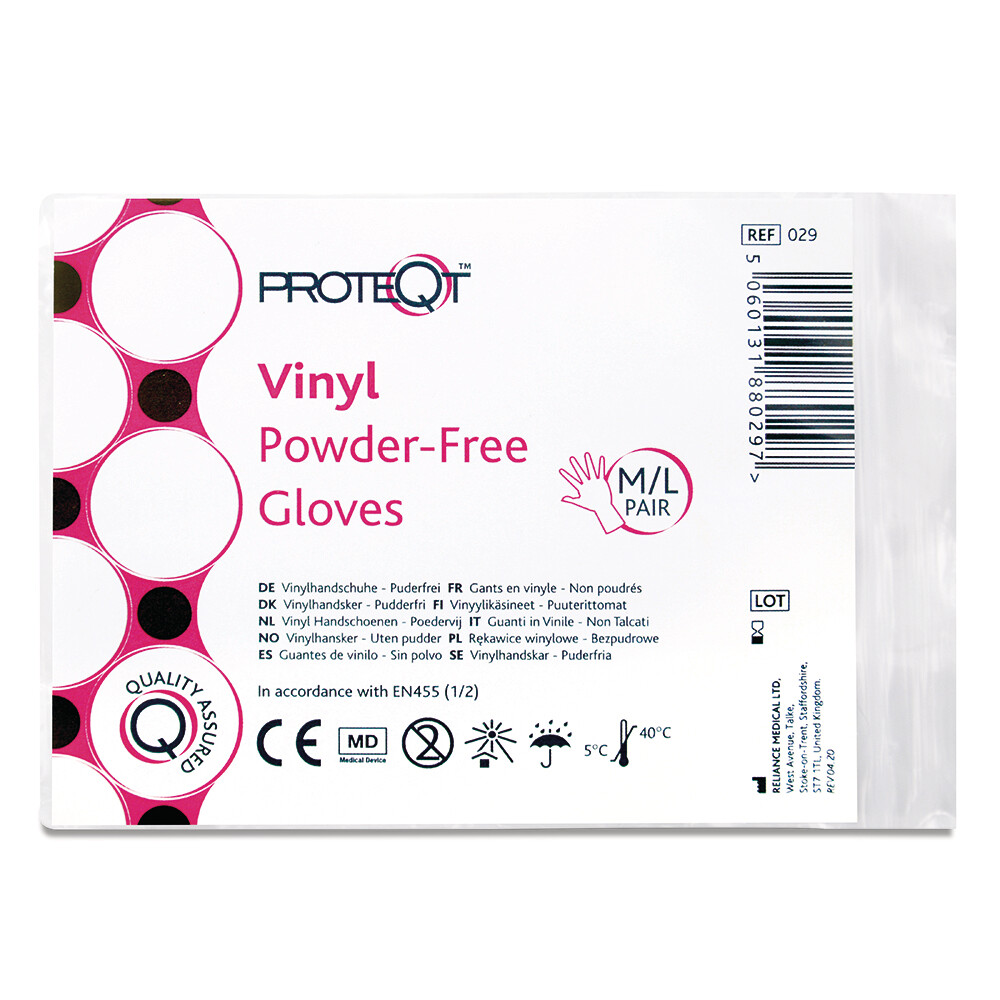 Gloves - Vinyl Powder Free ( 1 pr)