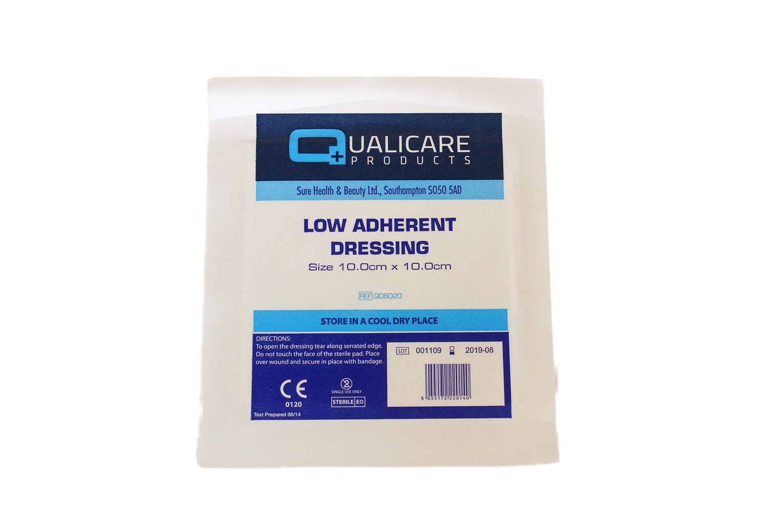 Low Adherent Dressing Pad 10 cm