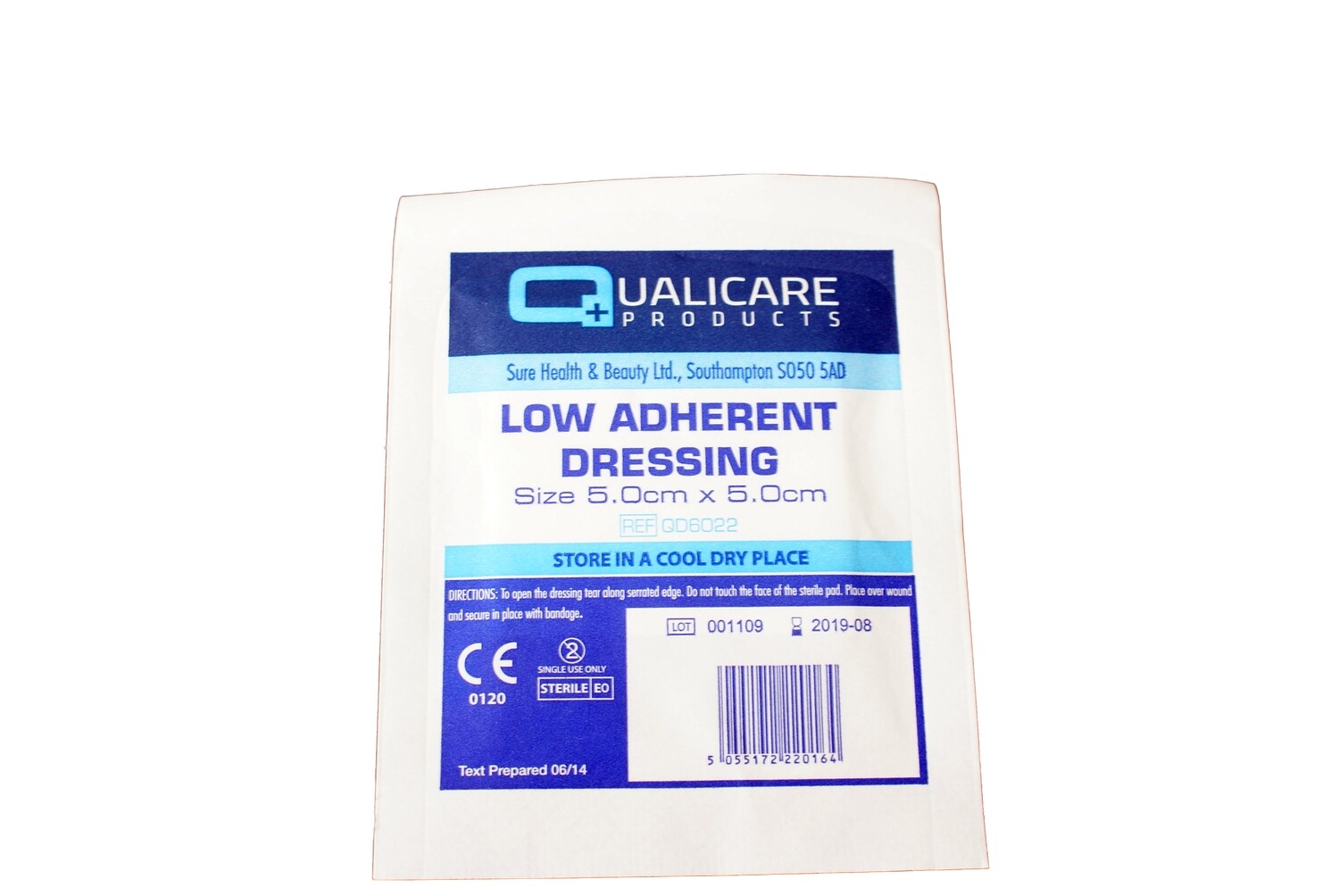 Low Adherent Dressing Pad 5cm x 5cm