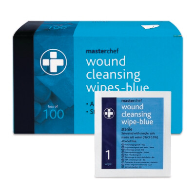 Wipes - Wound Cleansing - Blue