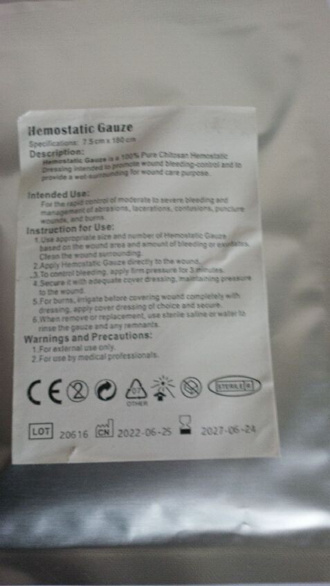 Haemostatic Gauze Dressing