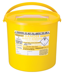 Bio Hazard Sharps Box 0.2 L