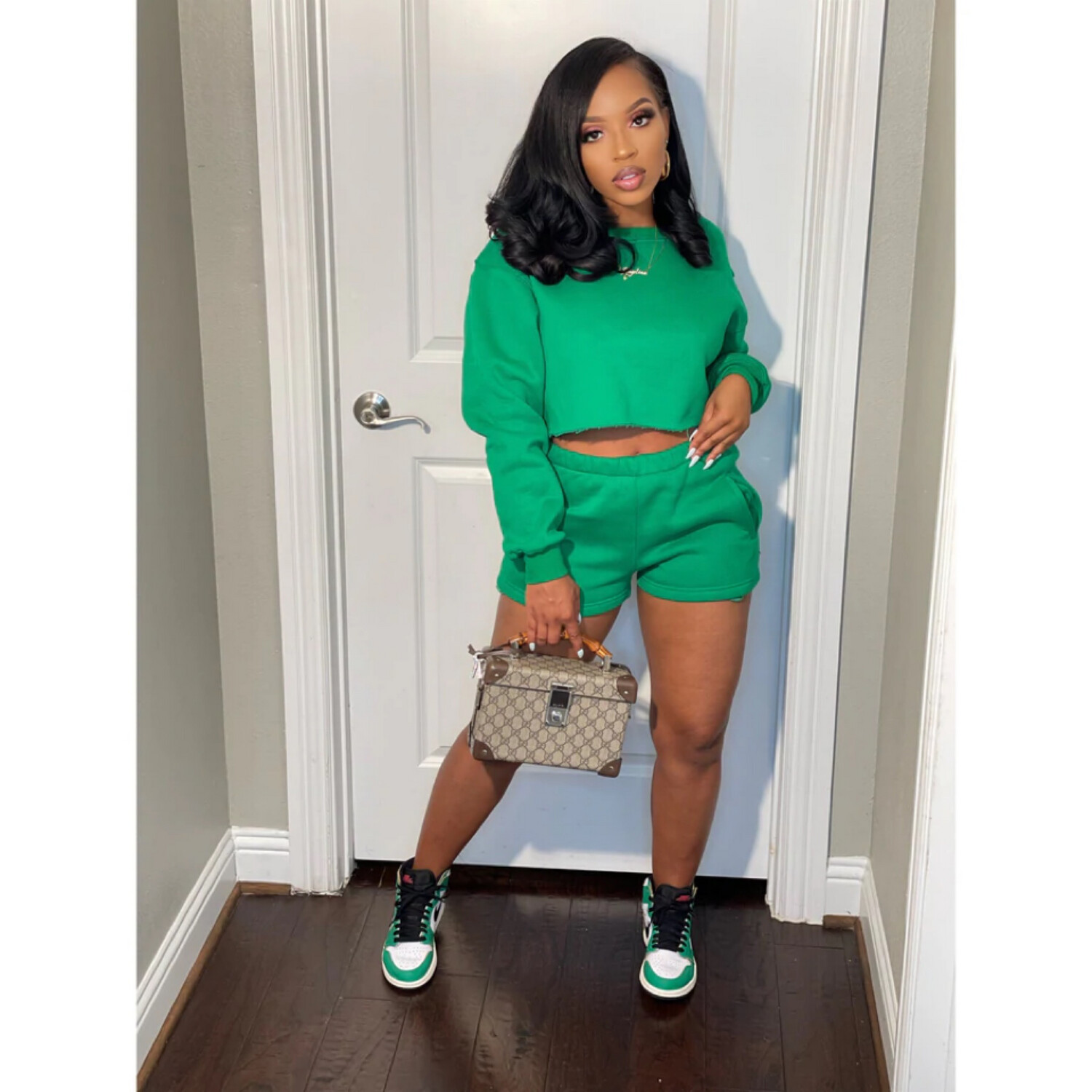 Green Jogger Set