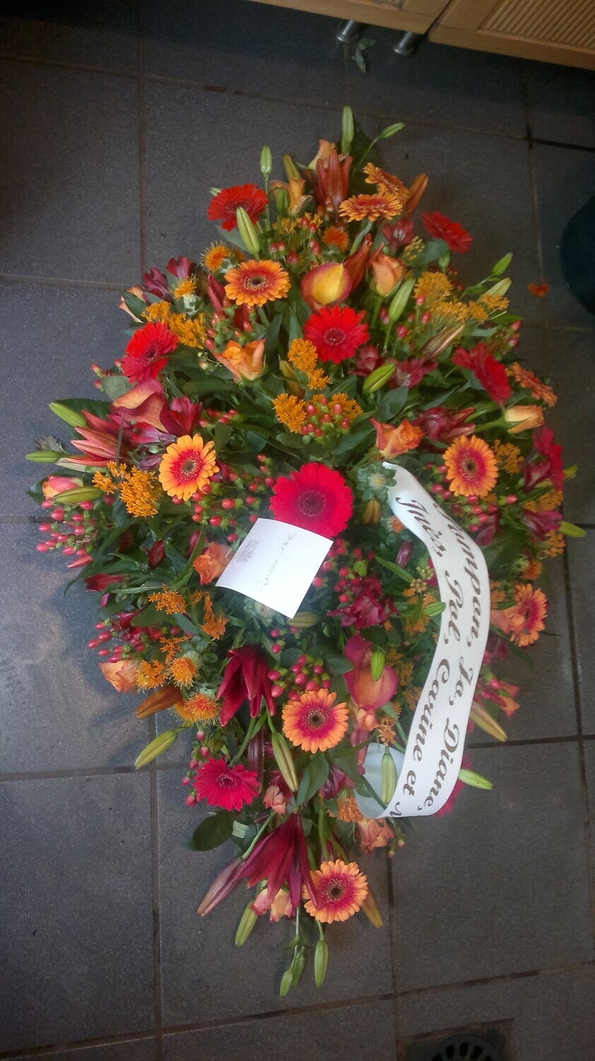 Coussin Rouge/Orange