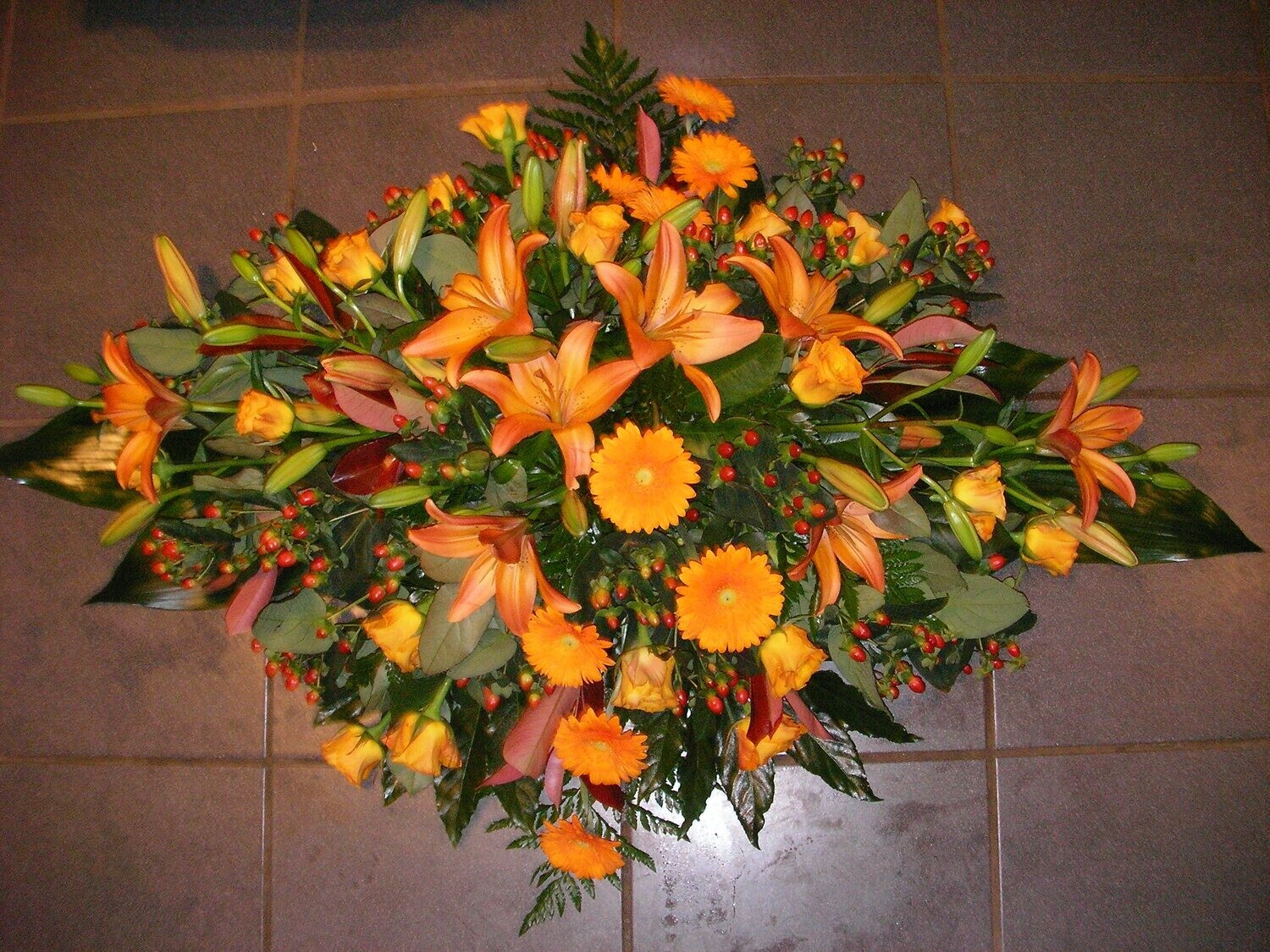 Coussin Orange