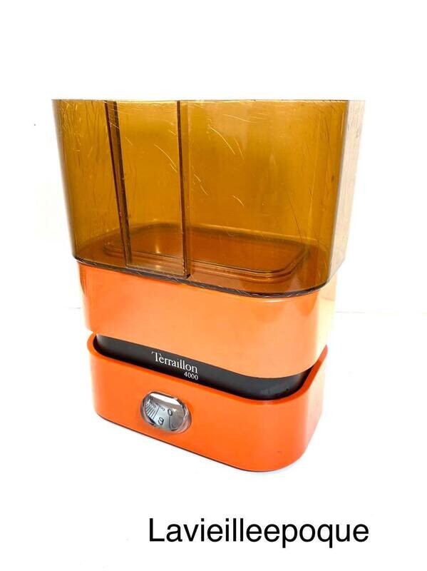 Ancienne balance Terraillon 4000 orange vintage