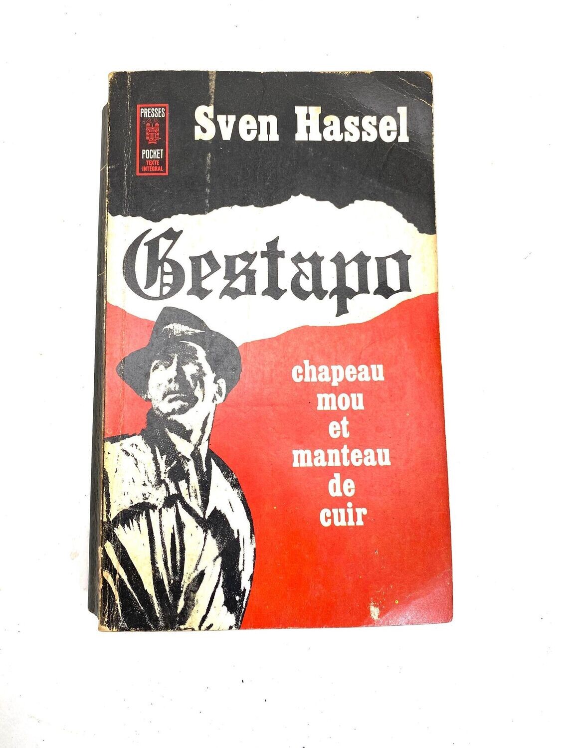 Gestapo chapeau mou et manteau de cuir