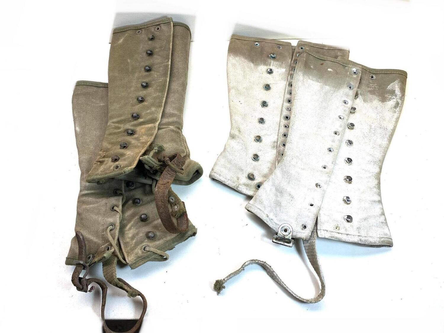 Lot de deux paire de guêtres US