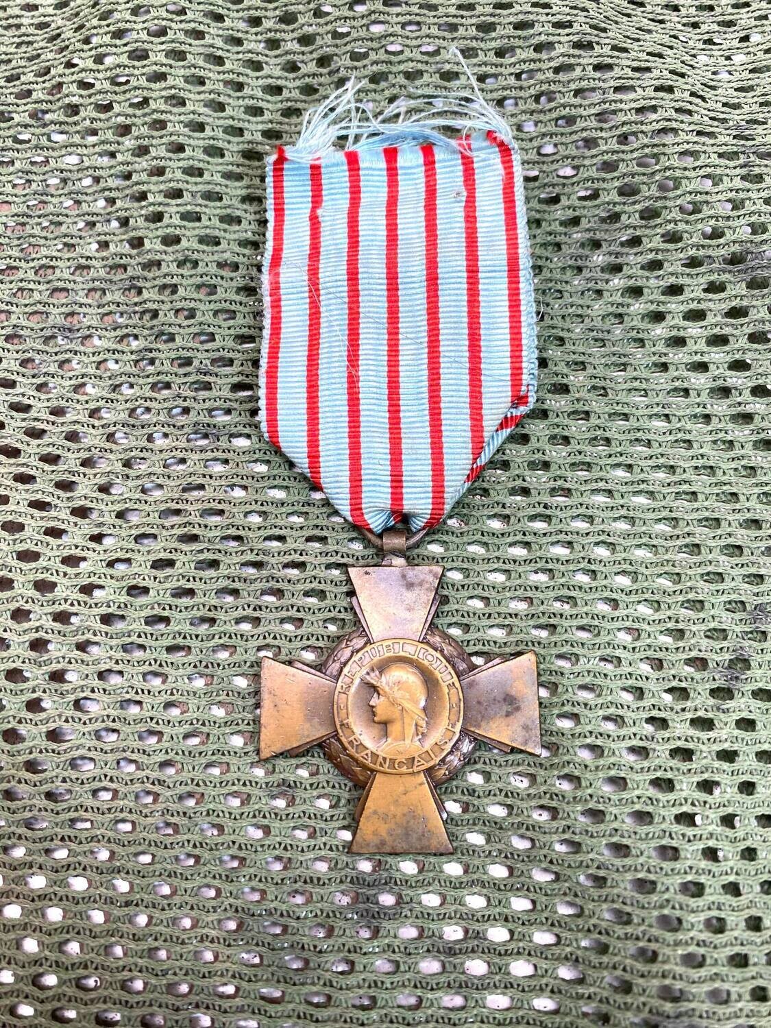 Médaille croix du combattant Française WW2