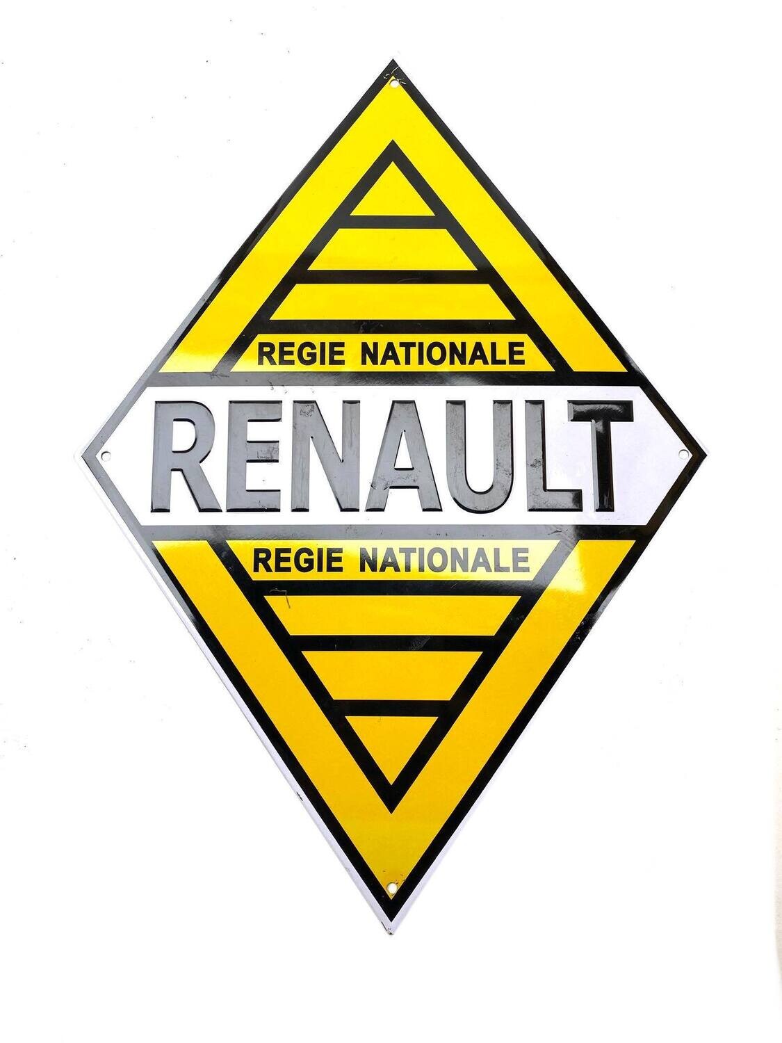 Plaque de décoration RENAULT REGIE NATIONALE