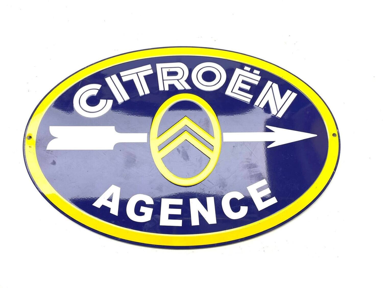 Plaque de décoration CITROEN AGENCE
