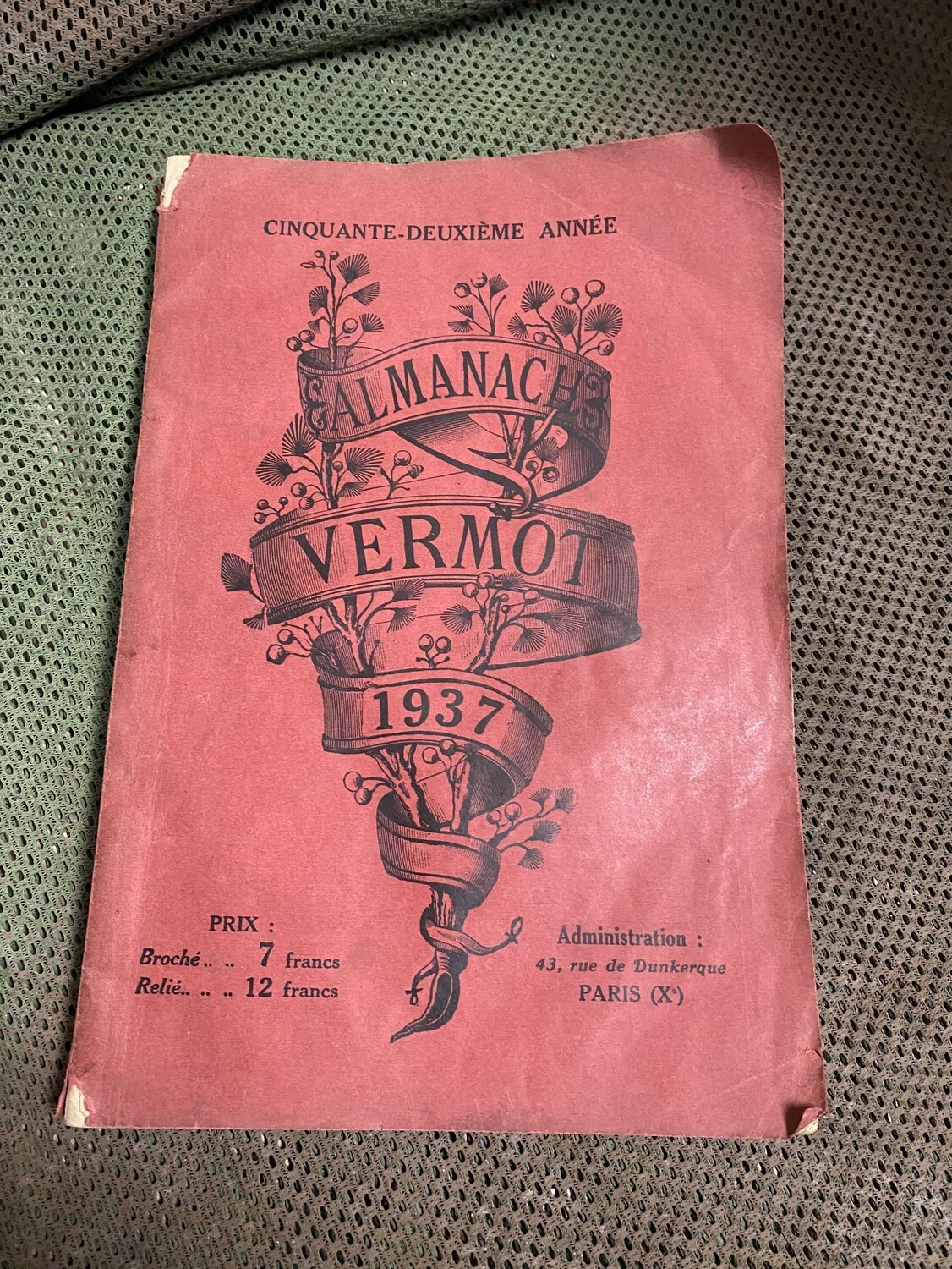 Almanach VERMOT de 1937