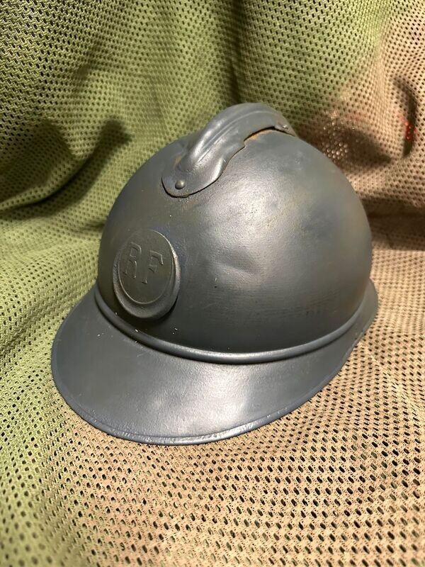 Casque Adrian ww1 14/18 Tirailleur