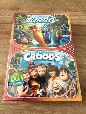Coffret Turbo, Les Croods DVD neuf