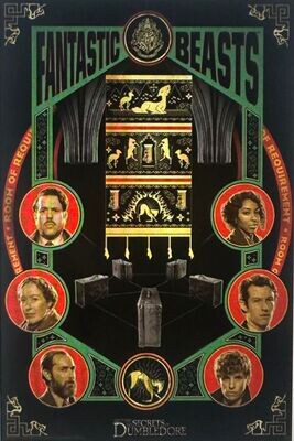 Poster Casting - Les Secrets de Dumbledore neuf