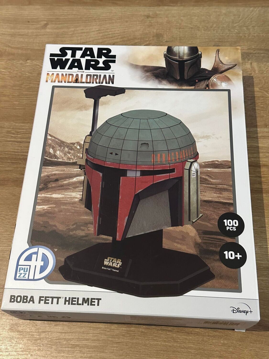 Star Wars: The Book of Boba Fett Boba Fett's Helmet Paper Core 3D Puzzle Model neuf