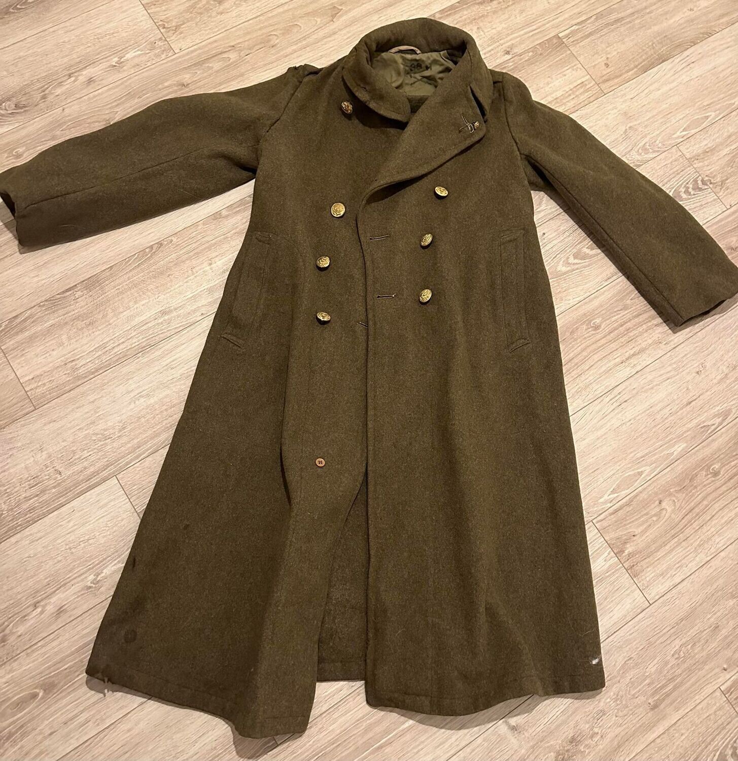 Gabardine capote manteau US 1918